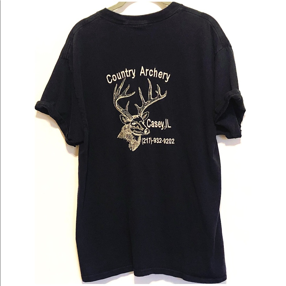 Vintage Embroidered Archery Pocket T-shirt